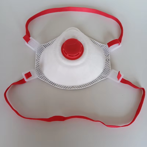 Masker Cup <span class=keywords><strong>FFP3</strong></span> Sekali Pakai 5 Lapis Anti Debu Asap Alergen dengan Katup Pernapasan untuk Pabrik Tepung - Product Image 3