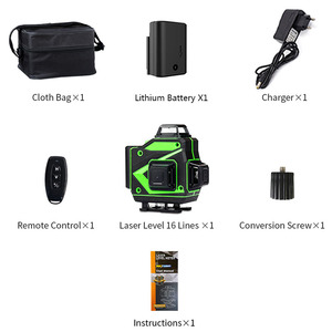 Xeast 4D16 Industrial เลเซอร์สีเขียวปรับระดับได้เองระดับ360องศาแนวตั้งแนวนอนมีประสิทธิภาพสูง4D16ลำแสงสีเขียว - Product Image 4