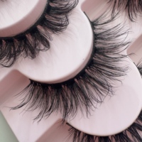 7 paires de faux cils effet naturel, cils vaporeux, aspect naturel, faux cils en vison synthétique, cils en bande complète volumineux