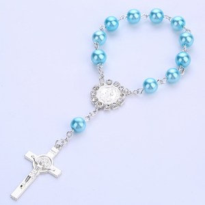 Perla semplice rosario di un milione grande regalo cattolico per la prima comunione e la conferma <span class=keywords><strong>gioielli</strong></span> cristiani - Product Image 5