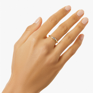 Anillo CANNER S925 Retro con Diamantes, Zirconia Marquise 5A, Anillo Cerrado, Joyería Chapada en Oro de 18k - Product Image 4