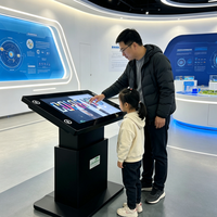 Table tactile interactive inclinable de 86 pouces avec charge sans fil intégrée, écran tactile capacitif multipoint, table tactile de jeu pour musée