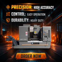 Centre d'usinage vertical CNC 5 axes VMC1050, machine de fraisage automatique haute précision avec commande GSK pour l'usinage de pièces de centre d'usinage