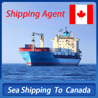Transitaire maritime rapide Agent de transport maritime DDP/DDU de la Chine vers le Canada l'Amérique du Nord LCL + Livraison express garantie