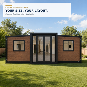 Casa Contenedor Modular Prefabricada Moderna de 20 Pies, Expandible, Impermeable, Diseño de Villa, Solución Integral para Proyectos - Product Image 1