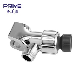 ที่ยึดฝักบัวรูปตัว L ปรับระดับได้ พร้อมอะแดปเตอร์ทองแดง สำหรับอุปกรณ์ในห้องน้ำ - Product Image 1