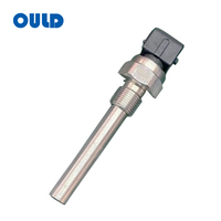 OEM Sensor suhu RTD PT-100 resistensi Platinum kelas baja tahan karat