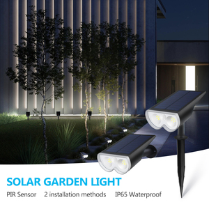 Lampes solaires <span class=keywords><strong>LED</strong></span> de jardin <span class=keywords><strong>avec</strong></span> détecteur de mouvement, éclairage mural extérieur, étanche IP65, lampes de chemin, décoration de cour, <span class=keywords><strong>projecteur</strong></span> <span class=keywords><strong>solaire</strong></span> ROHS 3W - Product Image 5