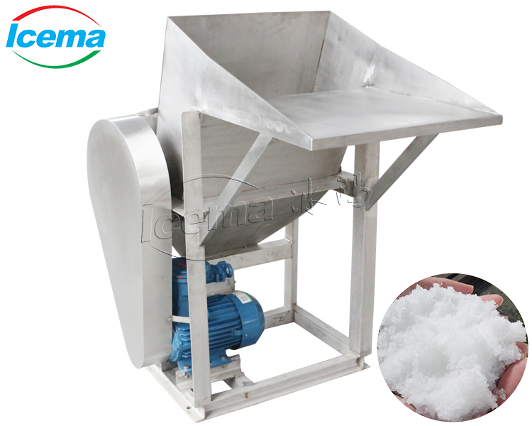440V 9T/H Ice Crusher Machine Stainless Steel Commercial