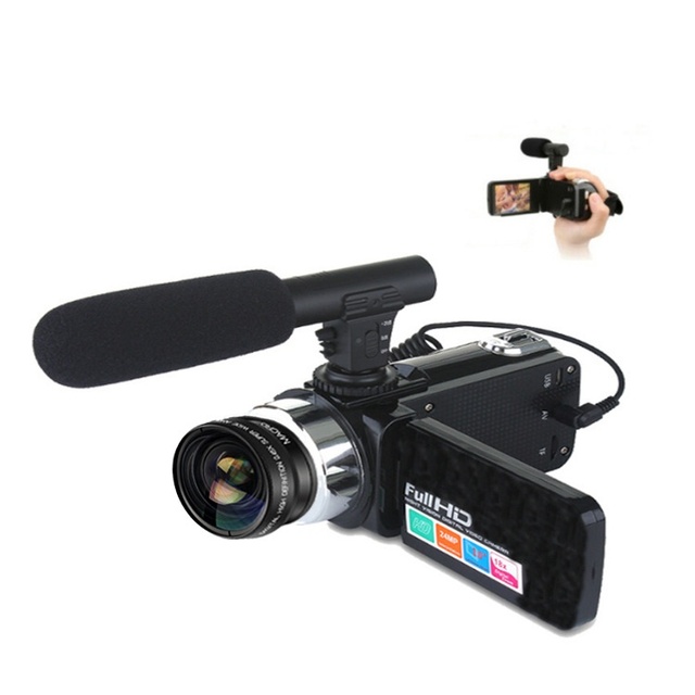 Manufacturer 24.0 Million Digital Camera HD Hot Shoe PC Camera CMOS Sensor 2-3" Screen Electronic Image Stabilization Camcorder