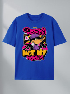 Camiseta de Dibujos Animados con Estampado de Excusas, 100% Algodón, Almacén de EE. UU., 7 Colores - Product Image 6