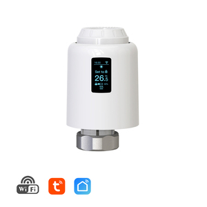 Beok TRV604 Vanne <span class=keywords><strong>électrique</strong></span> de <span class=keywords><strong>radiateur</strong></span> thermostatique programmable WIFI <span class=keywords><strong>sans</strong></span> <span class=keywords><strong>fil</strong></span> pour chauffage par le sol - Product Image 1