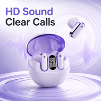 Audífonos de Traducción ERAZER S602 2026, Semi-Intraaurales TWS, 5-10H de Batería, Sonido HD, Cómodos para Dormir, Pantalla Digital, ENC