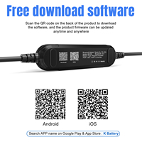맞춤형 로고 가능 BK200 납산 리튬 진단 장치 무료 앱 Kbattery for IOS