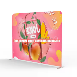 Stan Display portabel promosi dengan stan pameran kain tegangan Aluminium untuk pameran dagang dan - Product Image 2
