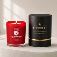 Boîte-cadeau de luxe en cire de soja parfumée à marque privée pour cadeau de mariage, fournisseur OEM en gros