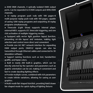 Etapa profesional 2048 canal Dmx pantalla táctil DMX512 <span class=keywords><strong>controlador</strong></span> F2 consola <span class=keywords><strong>de</strong></span> iluminación - Product Image 5