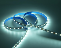 Bande lumineuse LED 5050 IP20, contrôle par application, synchronisation musicale, DC 12V, CRI élevé 90, blanc chaud 3000K, pour fêtes et bars