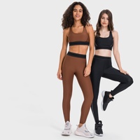 Nouveaux ensembles de sport 2025 à séchage rapide pour la gym et le fitness, soutien-gorge de sport à maintien élevé, leggings, ensembles de yoga pour femmes