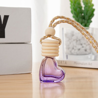 Vente en gros d'huiles essentielles d'aromathérapie personnalisées, mini désodorisant de voiture en cristal, diffuseur à clip, couvercle en bois, parfum de voiture automobile