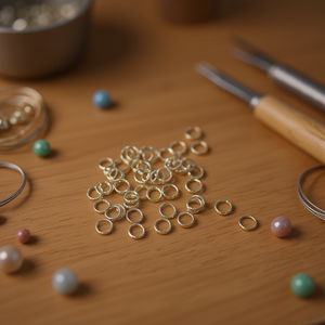 Anelli Chiusi Ilan da 12mm Colore Oro Bianco 20G Componenti per Gioielli - Product Image 2