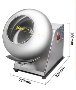 Machine à Polir et Enrober le Sucre Type 300, Machine à Enrober le Chocolat, Machine à Dragées 2-4kg/h - Offre Spéciale - Product Image 2