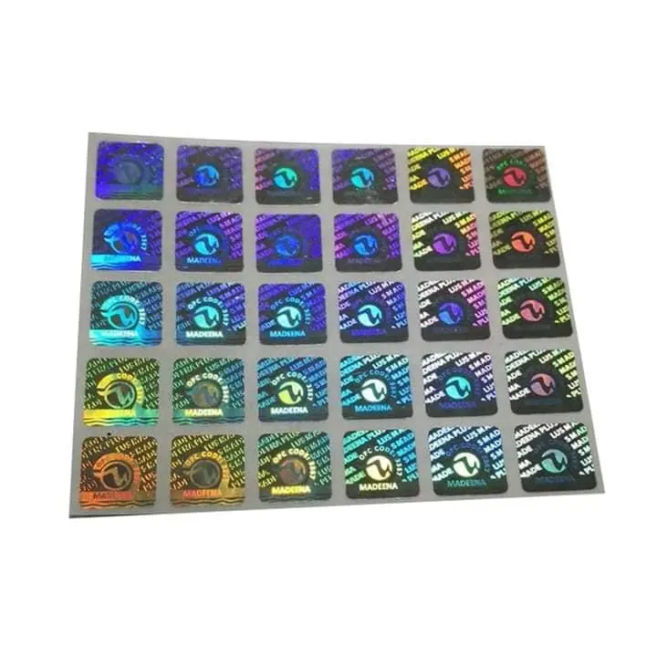 Cheap Price Printing 2D/3D Silver Anti-counterfeit Hologram Adhesive Sticker