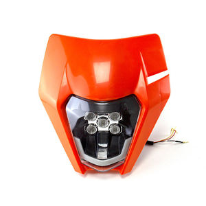 Phare LED universel modifié 35W 12V 6000K pour KTM SX SX-F EXC XC-W XC-F WR DRZ YZ KX KLX F Dirt Bike Fairing Mask Honda - Product Image 3