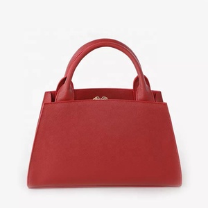Nouveau <span class=keywords><strong>sac</strong></span> à main classique en cuir Saffiano de haute qualité pour femme, <span class=keywords><strong>sac</strong></span> à main de luxe en cuir véritable avec Logo personnalisé pour dames - Product Image 1