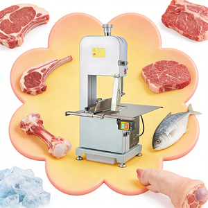 Scie à os commerciale pour boucher <span class=keywords><strong>de</strong></span> supermarché, moteur en cuivre 0,75 kW, hauteur <span class=keywords><strong>de</strong></span> coupe 210 mm - Product Image 4