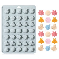 HY Honey Bee Theme Pralinen form 35 Cavity Bee Silikon form für Fudges Gummy Cake Dekoration