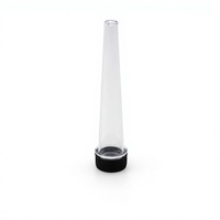 Tube d'emballage en plastique résistant aux enfants de 98 mm et 120 mm, conteneur conique rond, service OEM ODM personnalisé, directement de l'usine
