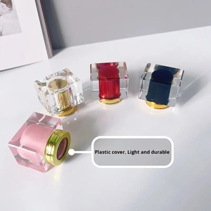Elegante Dispensador de Perfume de Vidrio Cuadrado de 30ml/50ml, Estilo Lujoso, con Pulverizador, Varias Tapas, Impresión Serigráfica, Embalaje - Product Image 6