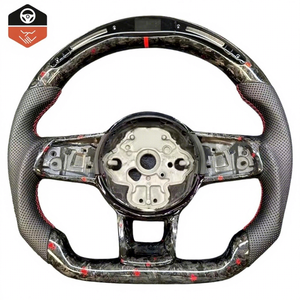 <span class=keywords><strong>Volante</strong></span> Deportivo <span class=keywords><strong>de</strong></span> Fibra <span class=keywords><strong>de</strong></span> Carbono y Cuero para Volkswagen <span class=keywords><strong>Golf</strong></span> 7/8 <span class=keywords><strong>GTI</strong></span> Mk7/Mk5/Mk8 Audi <span class=keywords><strong>A3</strong></span>/A4/A6/A7 - Product Image 1