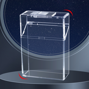 Bán Buôn Rõ Ràng Nhựa Hút Trường Hợp 20Pcs Công Suất Tùy Chỉnh Mô Hình OEM Thiết Kế Cổ Điển Phong Cách Trong Suốt Thuốc Lá Hộp Trường Hợp - Product Image 5