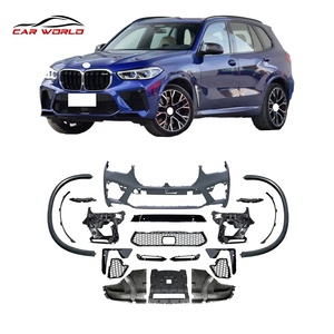RUNZE New <b>Car</b> Body Kit Plastic Front/Rear Bumper Tow <b>Hook</b> Wheel Eyebrow Rear Lip for G05 2019 Upgrade - Product Image 4