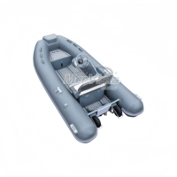 Bateau pneumatique semi-rigide en aluminium de 12 pieds (360 cm) Orca/Hypalon/PVC pour la pêche
