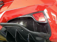 Cadre de feu arrière de pare-chocs arrière en fibre de carbone de style OEM pour Ferrari 458 Kit de carrosserie de pièces automobiles