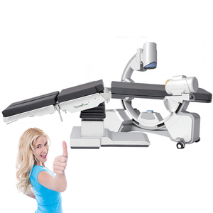 Cama de quirófano electrohidráulica DE RAYOS X con brazo C, mesa de operaciones radiolucente, cama quirúrgica - Product Image 2