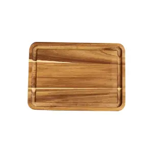 Acacia Wood Cutting Board For Kitchen Food Chopping Board Solid Wood Food Serving Board