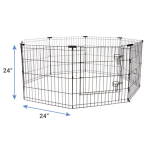 Gabbia pieghevole per cani/gabbia per conigli in metallo - Product Image 1