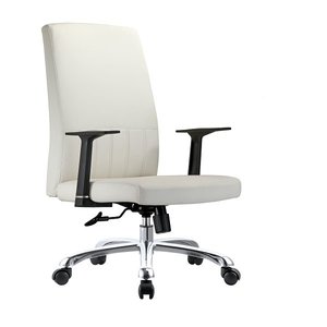 Chaise de bureau en cuir moderne et confortable 36019-B206 - Product Image 1