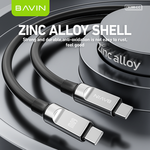 ملحقات هاتف Bavin 60w للبيع بالجملة عالية الجودة شحن سريع من النوع c لنظام android - Product Image 2