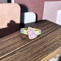 Multi Styles Vintage Enamel Bagues pour femmes Couleur Mixte Bague d'anniversaire de mariage
