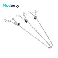 Medeasy Laparoscopic Instruments Needle Holder Forceps O Type Handle Reusable Medical Stainless Steel Laparoscopic Needle Holder