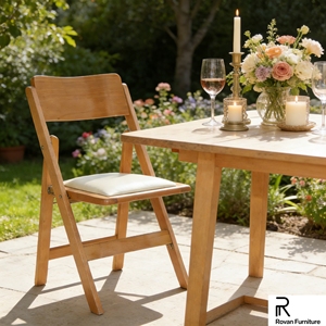 Kursi Lipat Kayu Solid Gaya Wimbledon, Promo Panas, untuk Acara Pernikahan, Taman, dan Luar Ruangan - Product Image 6