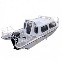 Bateau de patrouille en aluminium de 10 m avec cabine complète, bateau de travail en aluminium pour usage officiel, soudé à l'argon, OEM ODM
