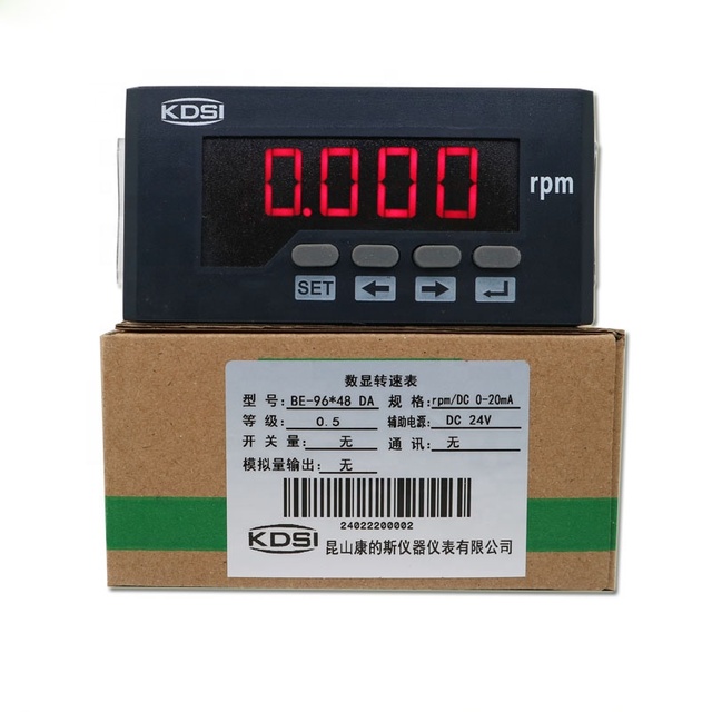 Multi-Purpose BE-96x48DA DC20mA Rpm Digital DC Ampere RPM Panel Meter