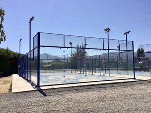 Chất lượng cao chống cháy nổ kính cường lực Panorama padle cho sân tennis của nhà sản xuất bán buôn thiết bị sân tennis - Product Image 6
