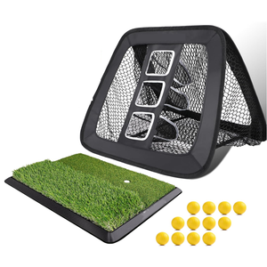 Meilleures ventes : Filet de golf portable en nylon pour le chipping, avec accessoires en caoutchouc, équipement d'entraînement sportif, filet de but de golf et sac de transport - Product Image 3